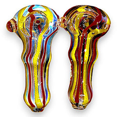 Smokifi 3”D-9 Medium Glass Pipe – Compact Strength with Classy Design