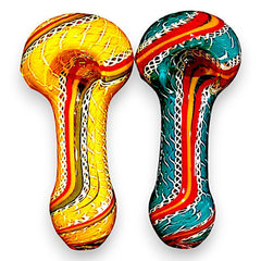Smokifi 3”D-28 Medium Glass Pipe – Compact Design, Clean Hits, Built to Last